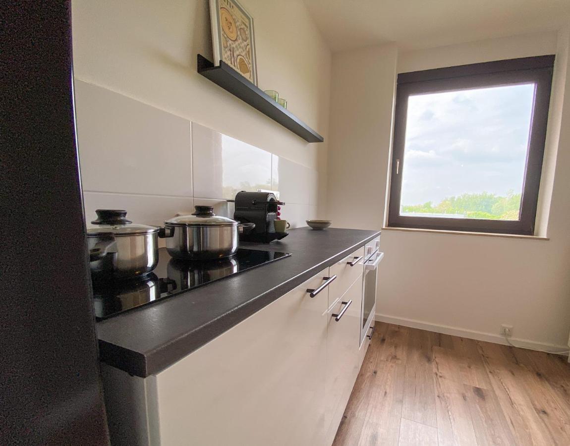 Schoene Wohnung Mit Rheinblick/Duesseldorf/Neuss/Messe Екстер'єр фото